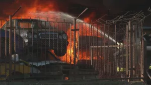 Въздухът в Хасково не е замърсен от големия пожар в автоморга