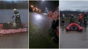 Мощно наводнение в Румъния (СНИМКИ И ВИДЕО)