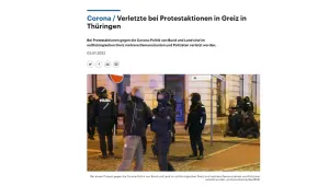 Най-малко 10 ранени на протест срещу COVID мерките в Германия