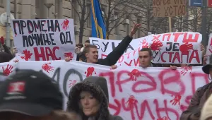 Мащабен протест в Нови Сад, българите се призовават да не пътуват натам
