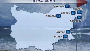 Обилни дъждове се изсипаха над страната