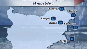 След валежите Североизточна България е под вода