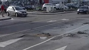 Новопостроен път в София се разруши