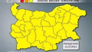 Парещи горещини обхващат цялата страна