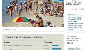 Анкета на btv.bg: Не се чувстваме сигурни на плажа