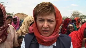 Кристалина Георгиева посети район, изпаднал в тежка хуманитарна криза