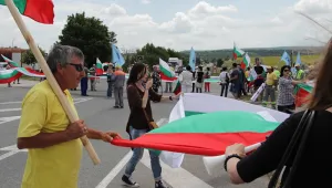 Пореден протест на шуменските пътни строители