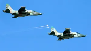 Два самолета Су-25 свалени над Украйна (ВИДЕО)