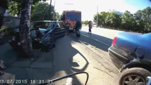 Катастрофа в столицата се размина без пострадали (ВИДЕО)