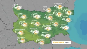 Очакват ни захлаждане и превалявания до сряда