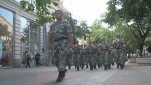 Военен парад по случай празника на Пловдивския гарнизон
