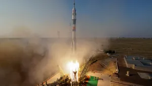 Първият космически кораб от новата серия „Союз МС” се отправи към МКС
