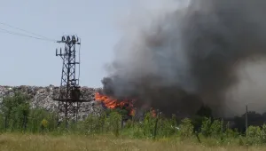 Отново горя сметището на Ихтиман