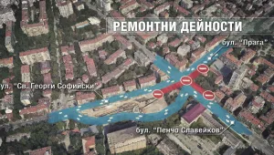 Затварят за ремонт нов участък на централно кръстовище в София