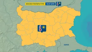Предупреждения за горещо време и днес