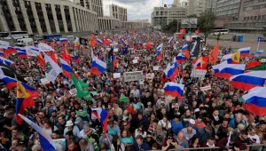 Над 20 000 души в центъра на Москва поискаха свободни местни избори