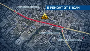 Започва ремонт на бул. „Шипченски проход“ в София