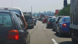  Километрично задръстване на входа на Бургас 