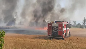 Голям пожар в покрайнините на Пловдив