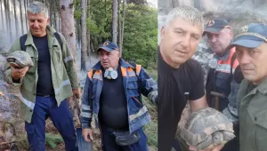 От пламъците край Пазарджик: Пожарникари спасиха бягаща от огъня костенурка