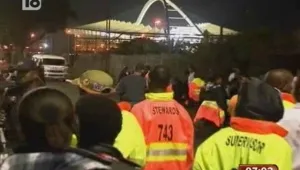 Протест по време на Мондиала в ЮАР 