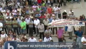 Производители на тютюн на протест в Дулово
