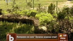 Зелена класна стая учи децата на грижа за природата