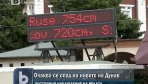 В близките дни се очаква спад на река Дунав
