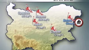 Силни ветрове затвориха пристанище Варна