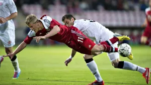 Дания стигна до трудна победа с 2:1 над Грузия в контрола