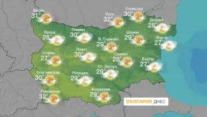 Топло и слънчево време в сряда