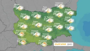 Приятни температури в понеделник
