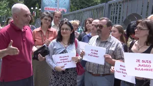 Журналисти от БНР излязоха на протест