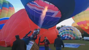 Балонно шоу оцвети небето над Лондон