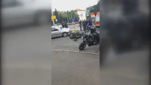 Моторист пострада при катастрофа на столичния бул. „България”.