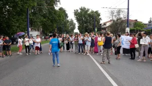 Медицински сестри блокираха пътя Пазарджик-Пещера