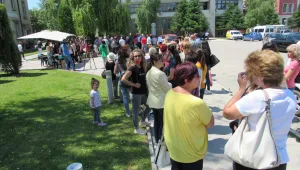 Бяла се вдигна на протест в защита на Районния съд 