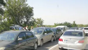 Верижна катастрофа край Стара Загора затрудни движението по обхода на 