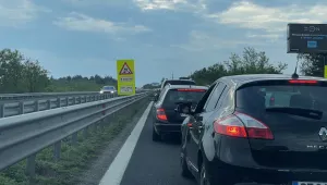 Километрично задръстване на АМ 