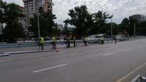 Протест на бул. 
