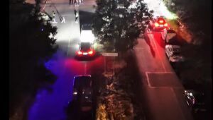Кадри от дрон показват тежката катастрофа с автобус и три коли в София (ВИДЕО)