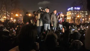 Митинг в Москва в подкрепа на обвинени за размирици опозиционери