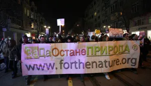 Стотици на протест срещу промени в Закона за горите