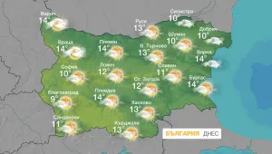 Слънце и дъжд в празничния вторник