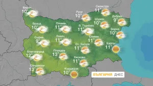 Слънчево време ни очаква днес