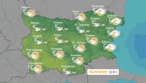 Облачно и хладно време часове преди Първа пролет