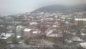 На първа пролет - снежно утро в Североизточна България 