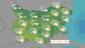 С валежи от дъжд ще бъде във вторник