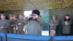 Пхенян излъчи видео с ракетен обстрел на Вашингтон