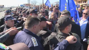 Сблъсъци между полиция и тютюнопроизводители край Свиленград